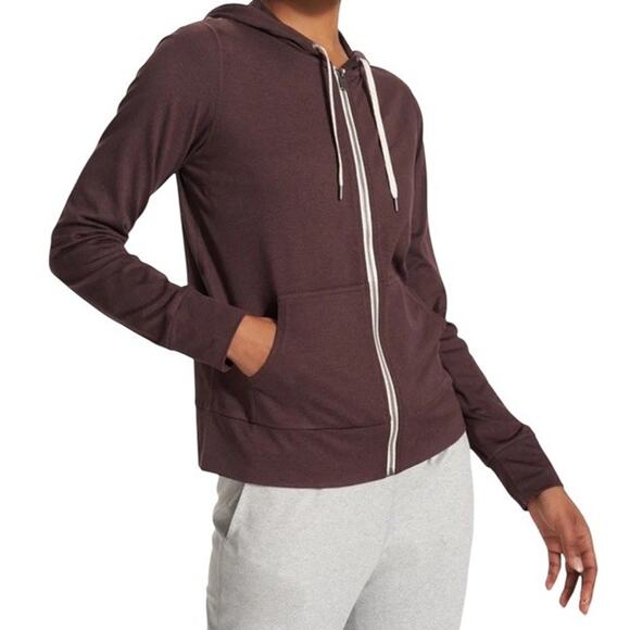Vuori Halo Performance Hoodie 2.0 Women Sz M Brown Jacket Activewear Hike NWOT - Picture 9 of 16